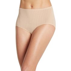 The Jockey Supersoft Breathe Brief women's underwear delivers semi-sheer comfort with an ultra-soft Micromodal fabric blend. This classic style follows the natural curve of your leg to move with your body and offers a flattering look. Soft Fitted Beige Bottoms, Beige No-show Shapewear With Soft Touch, Beige No-show Soft Touch Shapewear, Beige Soft Touch Intimate Briefs, Elegant Shapewear With Moderate Coverage, Full Coverage Solid Shapewear For Daywear, Beige Full Coverage Shapewear With Soft Touch, No-show Moderate Coverage Shapewear, Moderate Coverage No-show Shapewear