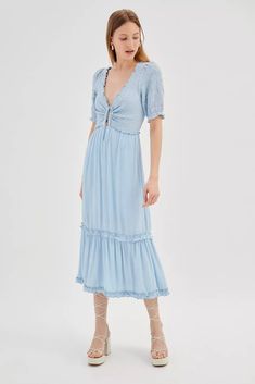 UO Picnic Time Midi Dress | Urban Outfitters Fall Family Outfits, Ruffle Summer Dress, Aztec Dress, Puff Sleeve Mini Dress, Picnic Dress, Denim Overall Dress, Ponte Dress, Picnic Time, Ribbed Mini Dress