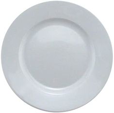 an empty white plate on a white background