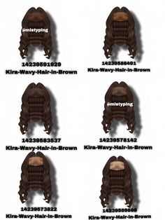 the different types of human hair are shown in this image, and each is labeled with their own name