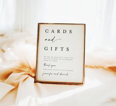 "This Cards And Gifts Sign is a digital editable template, using Templett.com. Edit right in your web browser. It features a modern typography and classic style. Such an elegant Gift Box Sign will be the perfect touch for your Wedding, Rehearsal dinner, Engagement party, Vow Renewal, Bridal Shower, Bachelorette Party or other event.  You will receive an access link within minutes after purchase to your email. Make your edits (wording, font, background color etc.), download and print at home or with print shop/copy center/photo lab. Please try free demo before purchase! ✅FULLY CUSTOMIZABLE TEXT, INCLUDING COLOR, SIZE AND STYLE ✅NO SOFTWARE TO INSTALL ✅NO FONTS TO DOWNLOAD ⬇️TRY THE DEMO BEFORE PURCHASE 🆓️FREE DEMO🆓️ TRY IT BEFORE YOU BUY IT Copy and paste this url into your web browser: h Cards And Guest Book Sign, Sign For Present Table, Bridal Shower Gift Station, Bridal Shower Present Table, Card And Gift Table Wedding Boho, Wedding Card Sign Ideas, Card Box Sign Wedding, Wedding Card And Gift Table, Cards And Gifts Wedding Sign