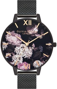 Working Clothes, Burton Women, Trendy Watches, Swiss Army Watches, Mesh Bracelet, Olivia Burton, Stylish Watches, Beautiful Watches, Watch Brands