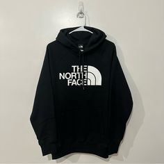 The North Face Half Dome Plus Women’s Pullover Hoody Brand New Never Worn With Tags Black The North Face Sweatshirt For Fall, Black Sweatshirt With Letter Print For Outdoor, The North Face Black Hooded Hoodie, Black The North Face Hoodie For Streetwear, Black Hoodie With Letter Print For Outdoor Activities, The North Face Sweatshirt For Streetwear In Fall, The North Face Sweatshirt For Fall Streetwear, The North Face Fall Streetwear Sweatshirt, Sporty Black The North Face Sweatshirt