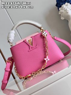 Adaptable Bags - VL Bags - 1321 A+ Excellent Quality copies; Contact us if you've any questions in your mind. Louis Vuitton Yayoi Kusama, Louis Vuitton Capucines, Louis Vuitton Pink, Lv Purse, Lv Shoes, Medium Handbags, Lv Handbags, Louis Vuitton Twist, Lv Belt