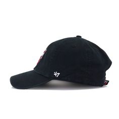 Adjustable hat. One size fits most (OSFM). Legendary. Hat Material: 100% CottonCrown: BlackVisor: BlackButton: BlackUndervisor: BlackFront Logo: Scarlet/White/Black’47: WhiteStrap: Black Classic Black Visor Fitted Hat, Classic Black Fitted Hat With Visor, Classic Black Fitted Visor Hat, Black Baseball Cap With Curved Brim, Classic Black Snapback Hat With Curved Brim, Classic Black Dad Hat With Curved Brim, Black Hat With Short Brim For Streetwear, Black Short Brim Hat For Streetwear, Black Adjustable Flat Brim Dad Hat