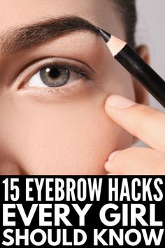 Best Eyebrow Pencil, Diy Eyebrow, Best Eyebrow Pencils, Eyebrow Trends, Sparse Eyebrows, Plucking Eyebrows, Eyebrow Hacks, Makeup Tips For Older Women, How To Grow Eyebrows