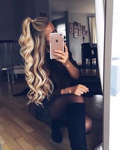 Fabulous Women, Long Hairstyle, Short Hairstyle, Hair Envy, Hairstyles Ideas, Easy Going, Hair Dos, Gorgeous Hair