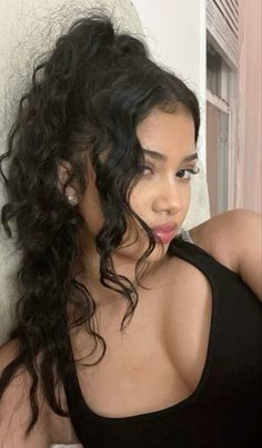 Latina Hair, Mixed Curly Hair, Hair Inspiration Long, Curly Hair Styles Easy, Hairdos For Curly Hair, Hair Stylies, Curly Hair Inspiration, Slick Hairstyles, Hair Stylist Life