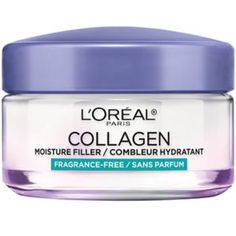 L'Oreal Paris Collagen Moisture Filler, Fragrance Free Chest Cream, Collagen Moisturizer, Face Fillers, Face Cream For Wrinkles, Wrinkle Filler, Collagen Cream, Aging Face, Skin Collagen, Anti Aging Face Cream