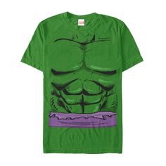 You better give Bruce Banner his Halloween candy and the Marvel Halloween Hulk Classic Costume Kelly Green T-Shirt or he may just go Hulk on you! Hulk's green skin is printed down this funny green Hulk Halloween shirt! 100percent Cotton. Size: medium. Gender: male. Age Group: adult. Pattern: Superheroes. Hulk Fancy Dress, Marvel Halloween, Hulk Shirt, Thor Costume, Green Hulk, Captain America Costume, Green Skin, Hulk Marvel, Bruce Banner