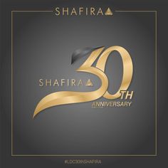 the 30th anniversary logo for shafira's 30th anniversary