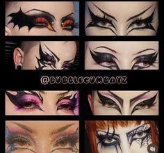 Trad Goth Eye Makeup, Goth Bar, Gothic Eyeliner, Vampire House, Goth Eye Makeup, Dark Makeup Looks, Makeup Drawing