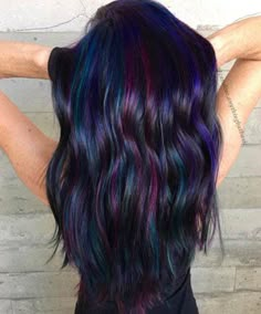 Colorful Contrast, Here's How to Get Rainbow Hair if You're a Brunette - (Page 8) Ombré Hair, Hair Colours