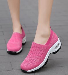 Lian Women's Sneakers Platform Shoes | Ultrasellershoes.com – Ultra Seller Shoes Low-top Slip-on Sneakers With Arch Support, Casual Slip-on Sneakers With Air Cushioning For Sports, Sporty Pink Breathable Slip-on Sneakers, Comfortable Slip-on Running Shoes With Arch Support, Pink Breathable Slip-on Sneakers, Mesh Slip-on Running Shoes For Light Sports, Comfortable High-top Running Shoes With Air Cushioning, Slip-on Mesh Walking Shoes For Light Sports, Pink Breathable Slip-on Sneakers For Jogging