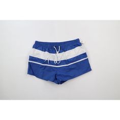 Nos Vtg 90s Streetwear Mens Large Color Block Striped Lined Shorts Swim Trunks Mens Shorts New With Tags Mens Size Large Measurements Are: 17 Inches Across The Waist Laid Flat 2.5 Inch Inseam 13 Inches From Top To Bottom Blue 41% Polyester 36% Nylon 23% Cotton Check Out My Other Items In My Store! Pr654 90s Style Blue Bottoms With Relaxed Fit, Retro Blue Relaxed Fit Shorts, Blue Retro Shorts With Relaxed Fit, Retro Short Beach Bottoms, Retro Short Bottoms For Beach Season, Retro Blue Shorts For The Beach, Retro Blue Bottoms For Beach Season, Retro Blue Beach Shorts, Retro Blue Short Bottoms