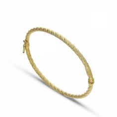 18K Gold Bangle for Women Yellow Gold. Rigid bracelet for women, diamond finish in 18K (750) Gold - Made in Italy DATA SHEET Gender: Woman Color: Yellow Gold Metal: REAL 18K Gold (750 law hallmark) Processing: Hollow Barrel Finish: Polished and Knurled Closure: Concealed Pattern or thickness: Narrow band Internal diameter: 60 mm (2.36 inch) Band width 3.00 mm (0.0157 inch) Model: Narrow Tubular Band Total Weight: 3.90 grams around Condition: New FREE Registered and insured Shipping Worldwide wit Yellow Gold Diamond-cut Bangle Bracelet, Fine Jewelry Diamond Cut Bangle Chain Bracelet, Tarnish Resistant Yellow Gold Tennis Bangle Bracelet, Diamond Cut 14k Gold Tennis Bracelet, Diamond Cut 14k Gold Tennis Bangle, 14k Gold Diamond Cut Tennis Bangle, Anniversary Gold Bangle Bracelet With Diamond Cut, Anniversary Gold Plated Diamond Cut Bracelets, White Gold Tarnish Resistant Diamond Bangle