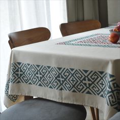 A high-quality tablecloth featuring traditional Georgian designs and vibrant colors. Terracotta Table Cover, Terracotta Table Runner, Georgian Ornaments, Block Printing Diy, Georgian Clothing, Small Table Runner, Terracotta Table, Cushion Cover Design, Georgian Art