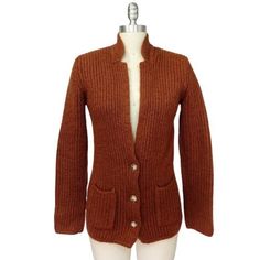 Vintage 1970's Liz Claiborne mohair blend notch neck cardigan sweater jacket in wide ribbed knit. Marked size medium, measures a modern small, see measurements below for best fit. In gently preowned condition, no flaws noted.  Measurements are approximate, lying flat.  19" Bust pit to pit 26" Length shoulder to hem Grandpa cardigan, grandpa sweater, eclectic grandpa, aesthetic Grandpa Aesthetic, Eclectic Grandpa, Grandpa Cardigan, Grandpa Sweater, Cardigan Sweater Jacket, Liz Claiborne, Sweater Jacket, Cardigans For Women, Cardigan Sweater