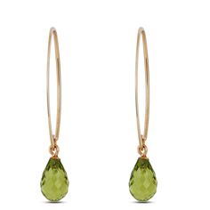 A pair of brilliant green briolette cut peridot drops make the perfect silhouette for these fun, playful threader earrings. Made with 14k yellow gold, these drop earring make it a pleasure to express your personality with color and class. Lose A Stone, Colorful Jewelry, Threader Earrings, Green Gemstones, Drop Earring, Jewelry Cleaner, Cleaning Jewelry, Fashion Sense, Gemstone Jewelry