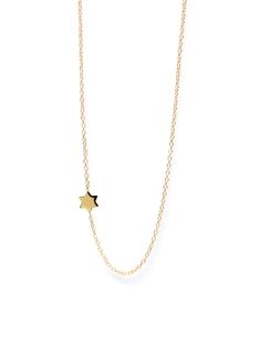 Dainty Star Of David Necklace, Minimalist 14k Gold Star Of David Necklace, Dainty Star-shaped Yellow Gold Jewelry, Yellow Gold Star Of David Necklace With Delicate Chain, Dainty Yellow Gold Star Jewelry, 14k Gold Star-shaped Fine Jewelry, Elegant 14k Gold Star Of David Jewelry, Elegant 14k Gold Jewelry With Star Charm, Dainty Yellow Gold Star Of David Necklace