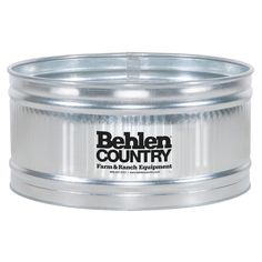 a silver metal container with the words bellien country on it