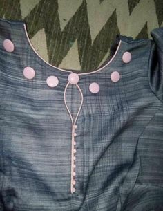 👌👌😉 Latest Dress Neck Designs, Potli Button Neck Designs, Neckline Ideas, Neck Designs For Kurtis, Salwar Kameez Neck Designs, Designs For Kurtis, Chudithar Neck Designs, Potli Button, Salwar Suit Neck Designs