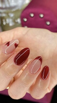 Discover 32 Fall Nails You Need to Try This Year! From chic Fall Gel Nails to Her Nails looks that will leave you obsessed, these Sophisticated Fall Nails are perfect for the season. Get inspired with Fall 24 Nails and Cute Nails For Fall that add a festive touch. Whether you're looking for Nail Inspo Thanksgiving or Classy Acrylic Nails, we’ve got the ultimate Nagel Inspo. Stay on top of the Nails Trends Fall 2024 with Classy Nail Colors Fall and Trending Nail Inspo 2024 for a flawless manic... Unghie Sfumate, Thanksgiving Nails, Soft Nails, Red Nail, Minimalist Nails