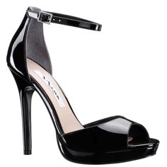 FAMIA-BLACK CRYSTAL PATENT PLATFORM STILETTO DRESS SANDAL Sleek High Heel Sandals With Glossy Finish, Glossy Ankle Strap Sandals For Evening, Glossy Finish Ankle Strap Sandals For Evening, Sleek Evening Sandals With Glossy Finish, Sleek Glossy Finish Open Toe Sandals, Sleek Glossy Evening Sandals, Sleek Glossy Open Toe Sandals, Glamorous High Heel Patent Leather Sandals, Glossy High Heel Sandals For Party