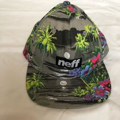 Neff Flower Themed Snapback Hat, Brand New No Tags. Casual Floral Print Cap, Multicolor Snapback Hat With Flat Brim For Spring, Multicolor Flat Brim Snapback Hat For Spring, Casual Hat With Curved Brim And Floral Print, Casual Floral Print Hat With Curved Brim, Multicolor Baseball Cap For Spring Streetwear, Multicolor Flat Brim Snapback Hat For Summer, Fun Flat Bill Hats For Spring, Fun Spring Flat Bill Hats