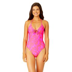 Have fun in the sun with this juniors' one-piece swimsuit from Hurley.Click on this WOMEN'S GUIDE to find the perfect fit and more! Have fun in the sun with this juniors' one-piece swimsuit from Hurley.Click on this WOMEN'S GUIDE to find the perfect fit and more! FEATURES V-neck Adjustable halter ties Soft, stretchy knit construction UPF 50+ sun protection Fully linedFIT & SIZING No closure - pullover styling Removable wireless cups Moderate coverageFABRIC & CARE 74% recycled nylon, 26% spandex Pink One-piece Swimwear For Pool, Pink Swim Dress For Beach Season Swimming, Pink Swim Dress For Beach Season, Pink Summer One-piece Swimsuit For Pool, Pink Swim Dress For Spring Poolside, Pink Spring Swim Dress For Poolside, Pink Summer One-piece For Pool, Pink One-piece Swim Dress For Poolside, Pink One-piece Swim Dress For Beach