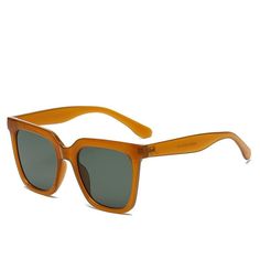 These square sunglasses are a stylish and versatile accessory that effortlessly elevates your look. The square shape adds a modern and trendy touch, making them suitable for various occasions. The lenses provide a wide field of vision, with a lens width of 61mm and lens height of 55mm. Lens Width: 61mm Lens Height: 55mm Style: Square Brown Sunglasses With Uv Protection For Square Face, Brown Square Sunglasses With Uv Protection, Square Polarized Sunglasses For The Beach, Square Polarized Sunglasses For Beach, Gradient Lenses Square Sunglasses For Beach, Square Frame Cat Eye Sunglasses With Uv Protection, Square Sunglasses With Mirrored Lenses For Beach, Uv Protection Square Sunglasses For Beach, Square Mirrored Sunglasses For Beach