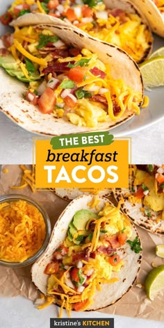 the best breakfast tacos recipe is here and it's so easy to make