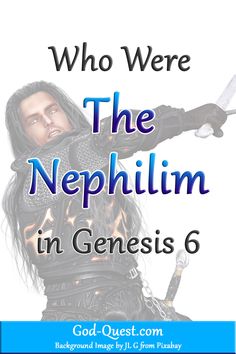 At the time when humanity was increasing on the earth, a mysterious group called the nephilim appeared. Discover who the nephilim were at God-Quest.com. Nephilim Giants Bible, Nephilim Angels, Nephilim Art, Genesis Bible Study, Revelation Bible Study, Nephilim Giants, Revelation Bible, Before The Flood, Bible Topics