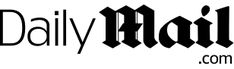 the daily mail com logo is shown in black and white