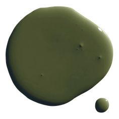 an olive green color is being used to create a painting on the wall or floor