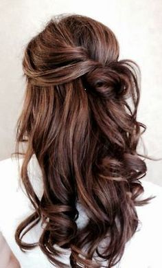 dark brown hair with caramel highlights before and after - Google Search Princess Beauty, Everyday Hair, Elegant Wedding Hair, Fishtail Braid, Trendy Hair, Wedding Hair And Makeup