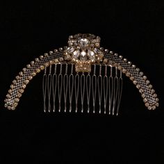 This Beautiful Paris By Debra Moreland White Diamonds Bridal Hair Comb Is Brand New And Has Its Paris Hang Tag Attached! It Will Complement Any Wedding Dress Or Formal Attire And Any Hairstyle! This Elegant Paris Hair Comb Is Made From Elegant Silver Roping And Swarovski Crystals Set In Gold. Original Retail $615.00 Color: Silver And Gold Measurements: 6″ Long By 1 1/4″ Wide; Comb Measures 2 1/4″ Wide Cabin Door, Gold Bridal Hair Comb, Paris Hair, Mushroom Hair, Diamond Hair, Hairstyles Inspiration, Gold Headpiece, Beautiful Paris, Baby Hair Clips