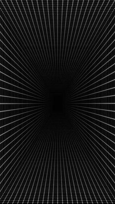 an abstract black and white background with lines in the center, as if it is going through