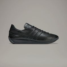 adidas Shop the Y-3 Country - Black at adidas.com/us! See all the styles and colors of Y-3 Country - Black at the official adidas online shop. Y3 Shoes, Interview Suits, Adidas Y3, Country Shoes, Shoe Inspiration, Luxury Sneakers, Black Trainers, Mens Lifestyle, Adidas Shop