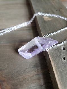 Beautifully radiant lavender quartz crystal stone necklace with a large crystal pendant on elegant silver plated chain. Brilliantly colorful pendant, elegant, and paired with 925 Sterling Silver plated stainless steel necklace chain. Colorful hues mingle together to create this naturally stunning crystal jewelry piece. ♡ Rose Quartz purifies and opens the heart at all levels to promote love, self-love, friendship, deep inner healing and feelings of peace. Calming and reassuring, it helps to comf Silver Faceted Crystal Necklaces For Healing, Silver Faceted Crystal Necklace For Healing, Faceted Silver Crystal Necklace For Spiritual Use, Crystal Pendant Necklace With Silver Chain For Gifts, Sterling Silver Crystal Necklace With Silver Chain For Gift, Silver Amethyst Faceted Necklaces, Silver Faceted Amethyst Necklace, Silver Amethyst Necklace With Faceted Details, Silver Necklace With Large Mineral Crystal Stone