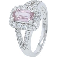 Elegant Gia Certified Pink Sapphire Diamond Ring, Gia Certified Fine Jewelry Pink Sapphire Diamond Ring, Luxury Pink Diamond Ring With Halo Design, Gia Certified Pink Sapphire Diamond Ring In Fine Jewelry, Fine Jewelry Gia Certified Pink Sapphire Diamond Ring, Gia Certified Pink Sapphire Diamond Ring, Fine Jewelry Pink Diamond Ring In Platinum, Luxury Pink Halo Diamond Ring, Elegant Pink Gia Certified Diamond Ring