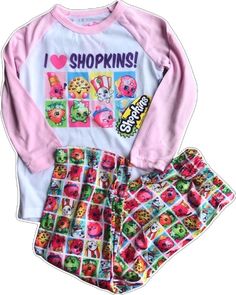 Cute Long Sleeve Sets With Graphic Print, Cute Graphic Print Long Sleeve Sets, Multicolor Casual Sets For Sleepover, Multicolor Long Sleeve Playwear Sets, Multicolor Long Sleeve Playtime Sets, Fun Multicolor Long Sleeve Sleepwear, Multicolor Long Sleeve Fun Sleepwear, Fun Multicolor Sleepwear For Playwear, Multicolor Cartoon Print Sleepover Sets