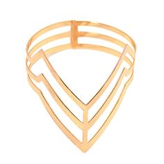 Complete your special-event ensemble with this enchanting 18k gold-plated arm cuff. 0.15" H x 8.66" circumference 18k gold-plated copper Gold Adjustable Choker For Formal Occasions, Adjustable Gold Choker For Formal Occasions, Geometry Fashion, Space Geometry, Arm Jewelry, Arm Cuff, Punk Rock, Link Bracelets, Body Jewelry