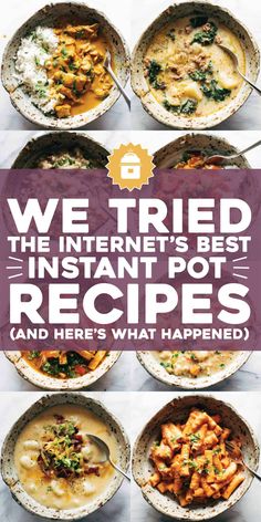 we tried the internet's best instant pot recipes and here's what happened