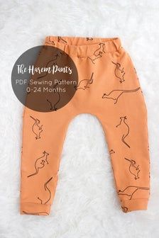 an orange pants with kangaroos drawn on it and the words, not halloween pants