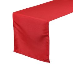 14 x 108 Inch Polyester Table Runner Red Complementing Colors, Wedding Tablecloths, Restaurant Dining, Table Runners Wedding, Red Table, Restaurant Wedding, Banquet Tables, Wedding Reception Tables, Restaurant Tables