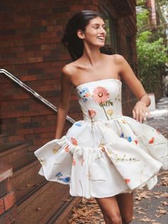 Floral Homecoming Dress, Floral Homecoming Dresses, School Dance Dresses, School Dance, Dress A Line, Dance Dress, Looks Chic, Mode Inspiration, Homecoming Dress