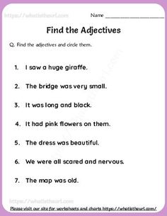 worksheet for reading the verbs