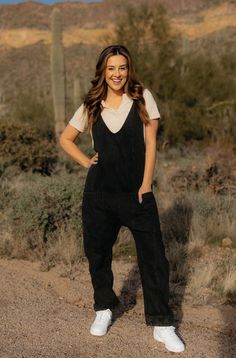 Free People High Roller Jumpsuit-Mineral Black High Roller, Dr Martens Boots, Clothing Casual, Jeans Jumpsuit, Denim Jumpsuit, Scoop Neckline, Boutique Clothing, Ankle Length, Kansas