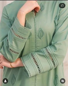 Latest Sleeves Designs For Dresses, Bazo Design, Latest Sleeves Designs, Eid Dress Design, Dress Design Pakistani, Eid Dress, Simple Frock Design